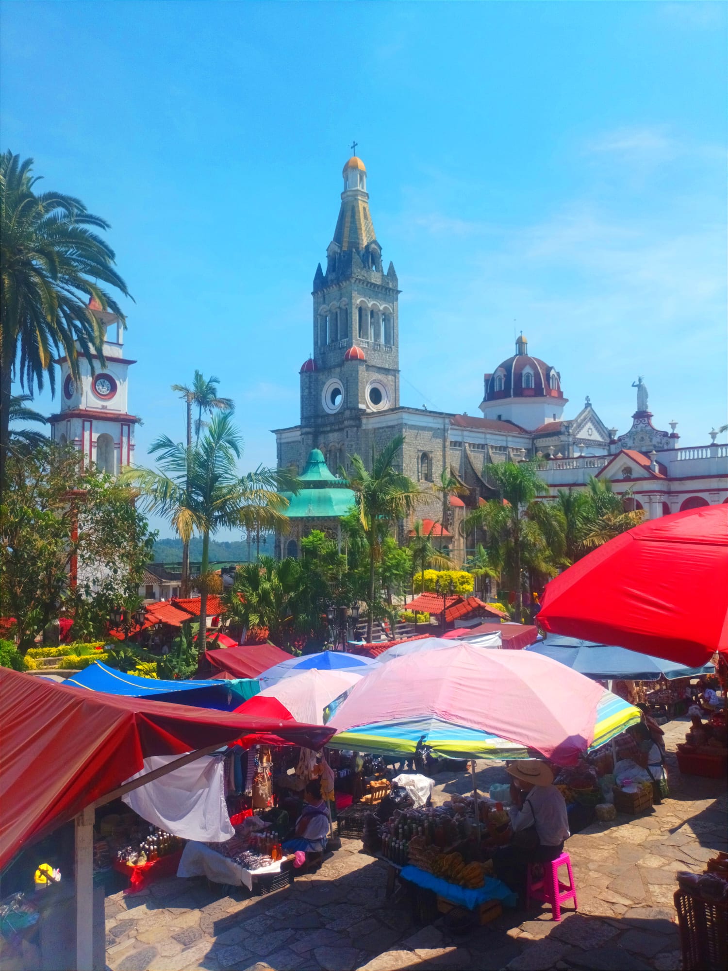 cuetzalan pueblo mágico de pueblo la plaza principal del pueblos mágicos de Cuetzalan del progreso, del estado de Puebla