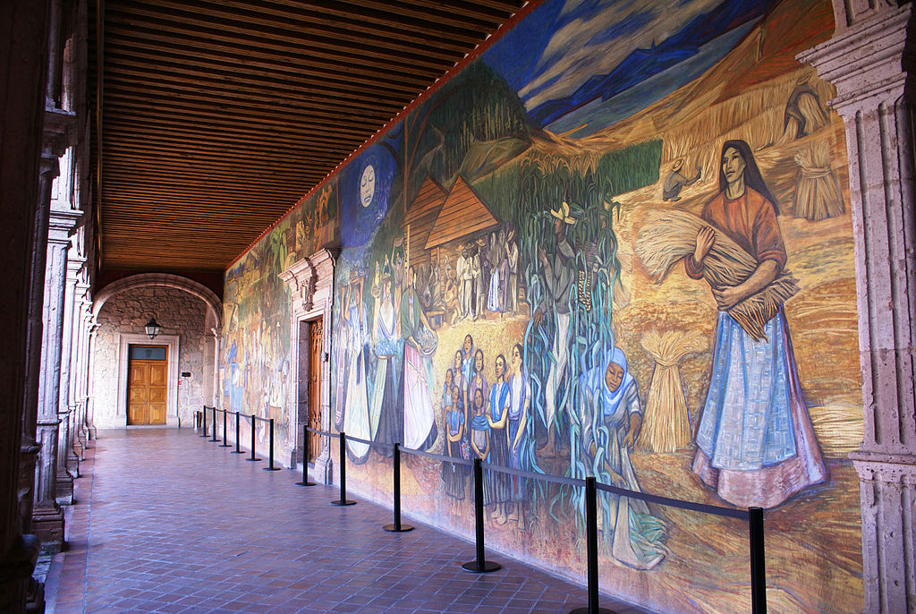 palacio de gobierno en morelia palacio de gobierno de morelia con sus pinturas de alfredo zalce