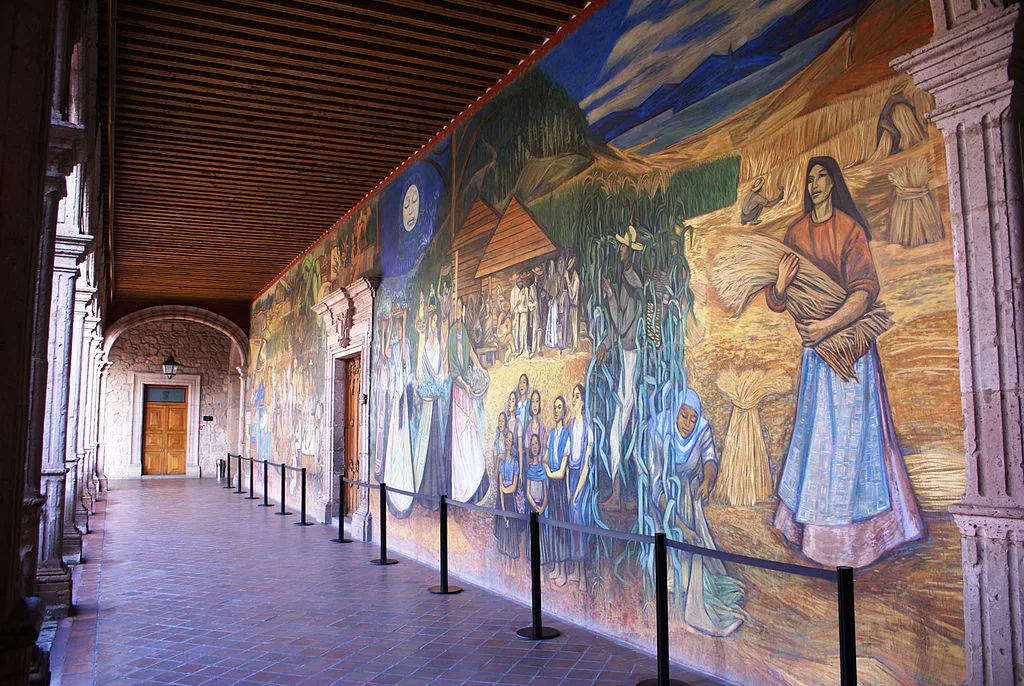 palacio de gobierno en morelia palacio de gobierno de morelia con sus pinturas de alfredo zalce