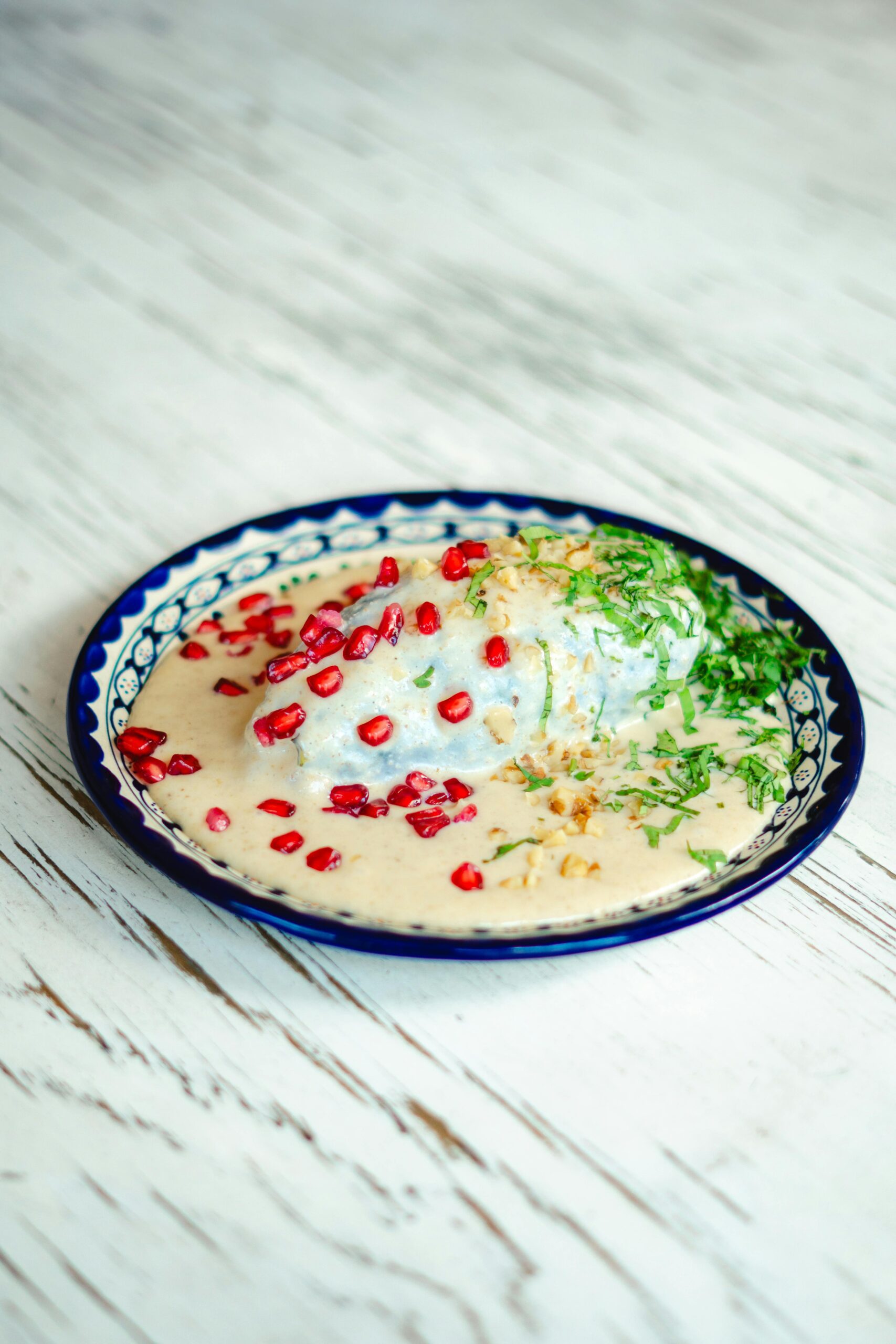 chile en nogada gastronomia del estado de puebla