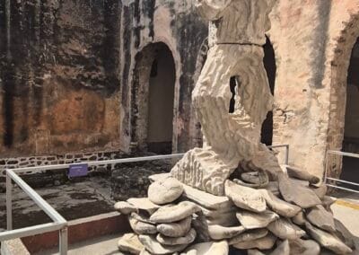 escultura en el museo regional de cuernavaca
