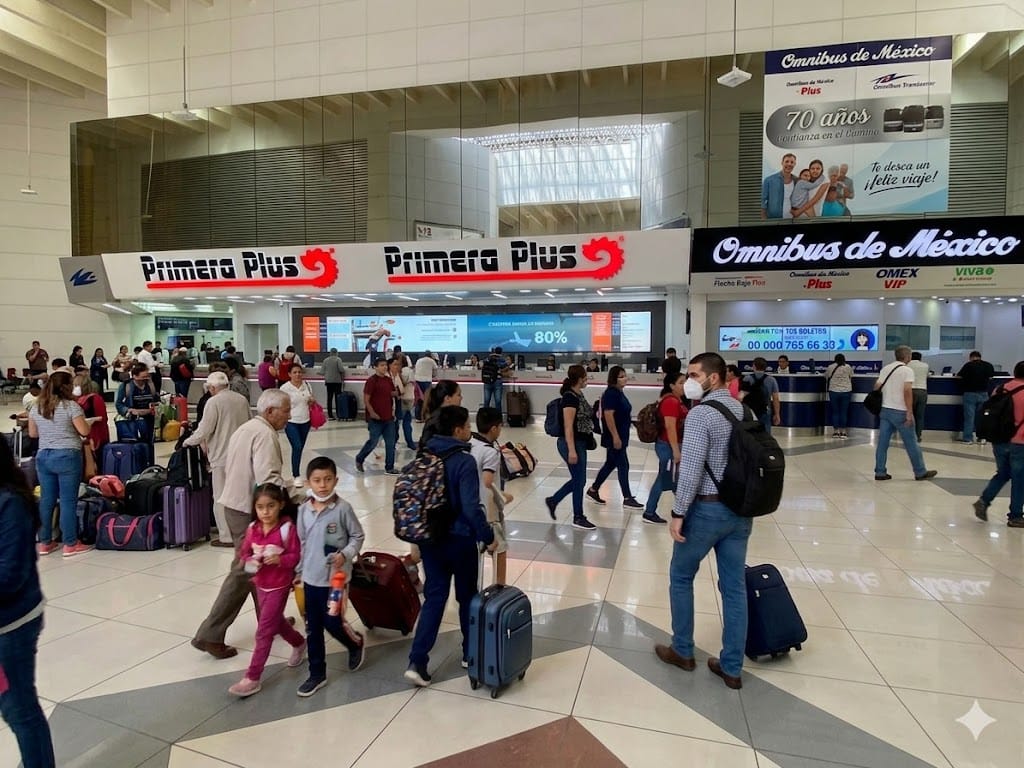 central de autobuses de queretaro su entrada principal