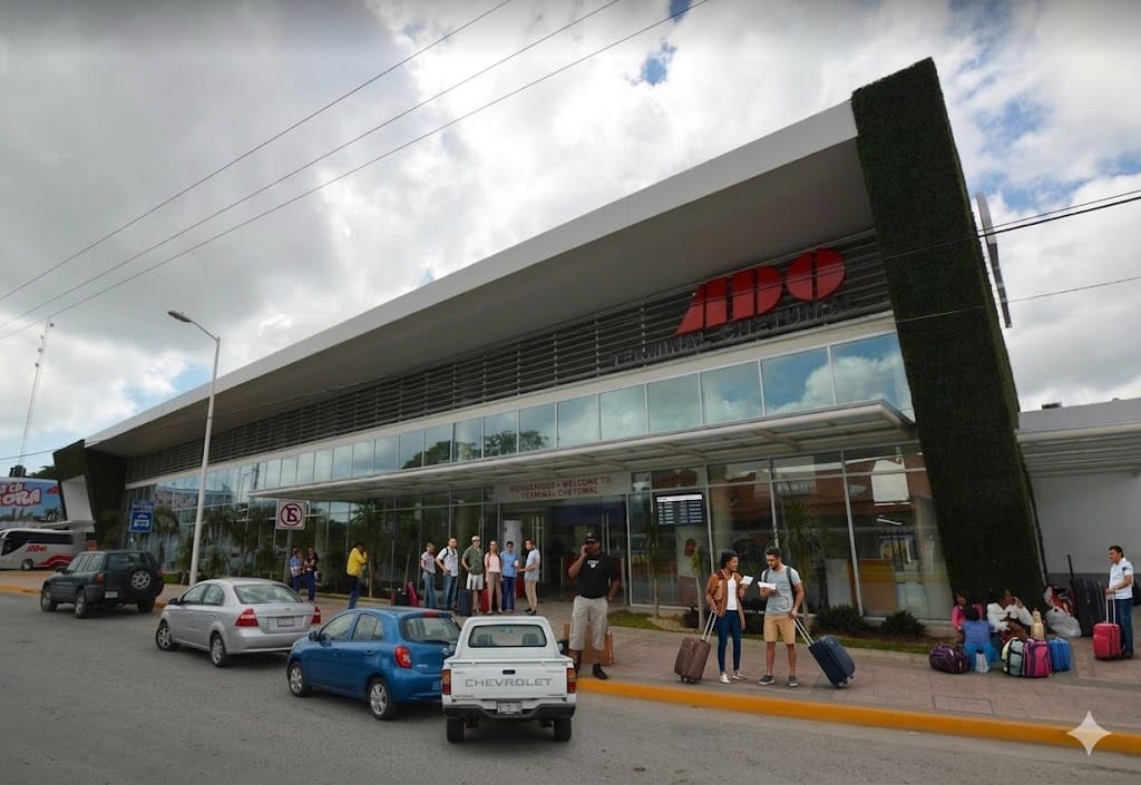 terminal de autobuses de chetumal fachada de la terminal de autobuses de chetumal quintana roo